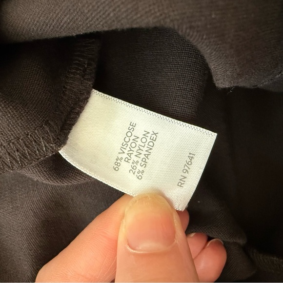 J Jill Pants Womens Ponte Slim Leg Pull On Hem Slits Stretchy Casual Career Sz L - Picture 7 of 11